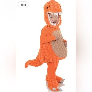 Belly Babies Orange T-Rex Costume